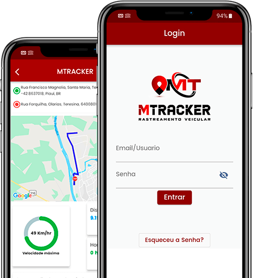 App de rastreamento